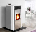 Krachtige 15Kw Pelletkachel met gietijzer , Timer ,Stil, Interne Schouwkloppers Nieuw model