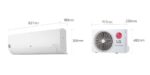 Airco Kopen ? LG Zelfbouw Airco Set Wifi - S09ET 2,5kw  9000btu - 3meter muurmontage - Image 4