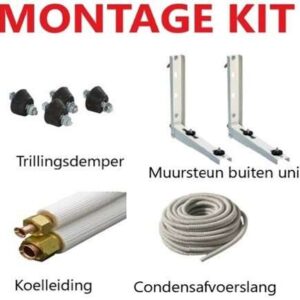 M233 - 3m Set voor airco's  2,5kw / 9000btu & 3,5kw / 12000btu