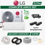 LG S12ET Airco Set 3,5 kW – Compleet met 5m Vloermontage Set