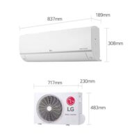 LG S12ET Airco Set 3,5 kW – Compleet met 7 m Vloermontage Set - Image 9