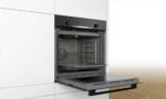 BOSCH HBA553BA0 - Ingebouwde elektrische oven - Geforceerde lucht 3D + - 71L - Reiniging Ecoclean - A - Zwart – Image 5