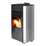 Pellka Pelletkachel 13kw modern Design 13 kw - Gietijzer - Modern gietijzeren pellet kachel - Image 6