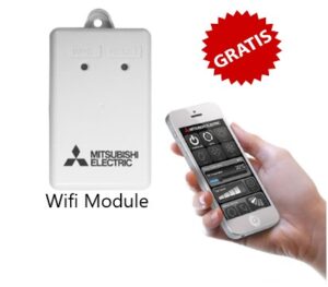 Mitsubishi 5kw Split Airco 7 meter Wand zelfinstallatie set  MSZ/MUZ-HR50VF Wifi - Image 6