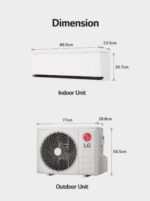 LG H12S1D set 3.5kW, DUALCOOL Deluxe Airconditioner – Image 9