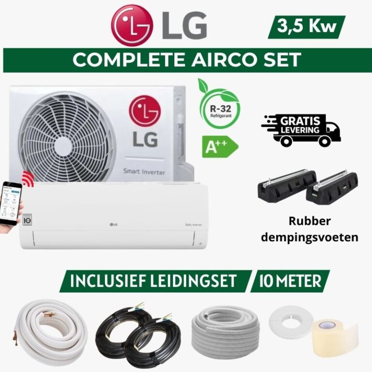 LG AIRCO 3,5K 10 METER RUBBER VLOER