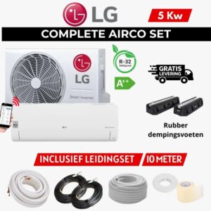 LG AIRCO 5 KW 10 M VLOER RUBBERS