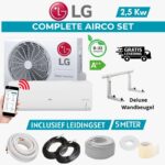 LG AIRCO 2,5KW 5 METER WANDBEUGEL SET