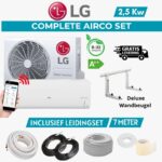LG AIRCO 2,5KW 7 METER WANDBEUGEL SET